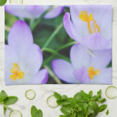 Frühling Lila Crocus Blooms Küchentücher (Gefaltet)