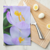 Frühling Lila Crocus Blooms Küchentücher (Viertel Falte)