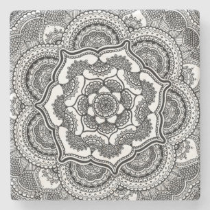 Frühling Lotus Steinuntersetzer