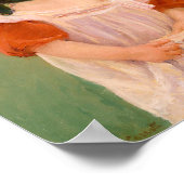 Frühling: Margot Stehend in einem Garten | Mary Ca Poster (Ecke)