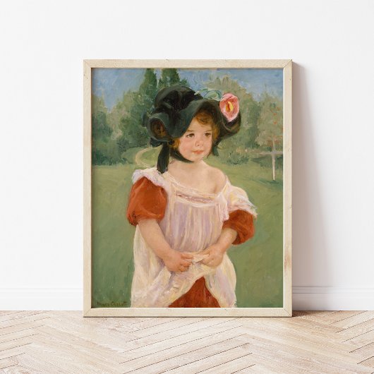 Frühling: Margot Stehend in einem Garten | Mary Ca Poster