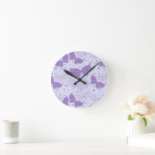 Frühling Muster Runde Wanduhr (Zuhause)
