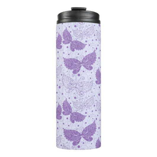 Frühling Muster Thermosbecher (Vorderseite)