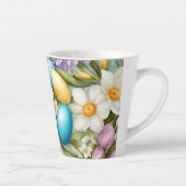 Frühling. Narzissen, Hyazinthen, Tulpen, Ostereier Milchtasse (Rechts)