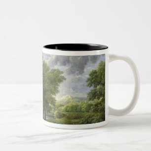 Frühling oder das Garten Eden Zweifarbige Tasse