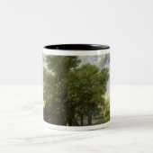 Frühling oder das Garten Eden Zweifarbige Tasse (Mittel)