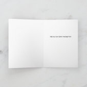 Frühling Osterhasen-Design Karte (Innenseite)