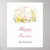 Frühling Osterlamm Ostern Brunch Poster (Vorne)