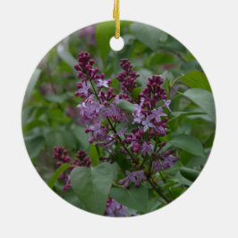 Frühling/Ostern: Japonica/Flieder Keramikornament