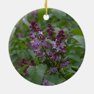 Frühling/Ostern: Japonica/Flieder Keramikornament
