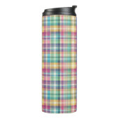 Frühling/Ostern Pastell-Karo Thermosbecher (Nach links gedreht)