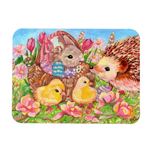 Frühling-Party Magnet (Horizontal)