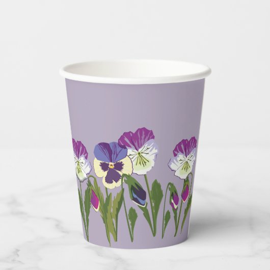 Frühling Party Pappbecher (Rückseite)