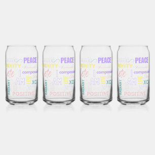 Frühling Pastel High Vibe Ich bin positiv Energie Dosenglas