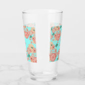 Frühling Peach Blume Gartenanlage Florenz Dekorati Glas (Links)