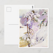 Frühling, Pekka Halonen Postkarte (Vorne/Hinten)
