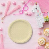 Frühling Polka Dots Micro | Buttercreme Pappteller (Party)