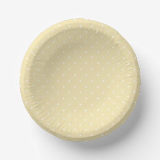 Frühling Polka Dots Micro | Buttercreme Pappteller