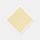 Frühling Polka Dots Micro | Buttercreme Serviette (Ecke)