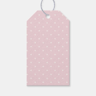 Frühling Polka Dots Micro   Soft Blush Geschenkanhänger