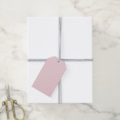 Frühling Polka Dots Micro | Soft Blush Geschenkanhänger (Mit Garn)