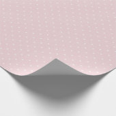 Frühling Polka Dots Micro | Soft Blush Geschenkpapier (Ecke)