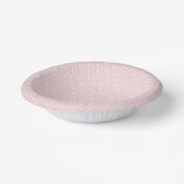 Frühling Polka Dots Micro | Soft Blush Pappteller (Gewinkelt)