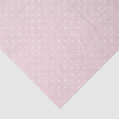 Frühling Polka Dots Micro | Soft Blush Seidenpapier (Detail)