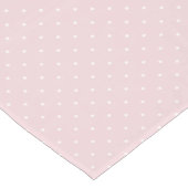 Frühling Polka Dots Micro | Soft Rosé Kurzer Tischläufer (Ecke)