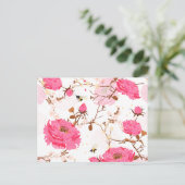 Frühling Postkarte (Stehend Vorderseite)