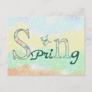 Frühling Postkarte