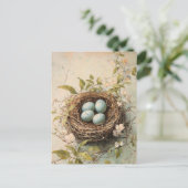 Frühling Postkarte (Stehend Vorderseite)