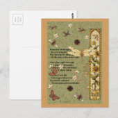 Frühling Postkarte (Vorne/Hinten)