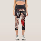 Frühling Primavera Sandro Botticelli Renaissance Capri Leggings (Vorderseite)