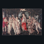 Frühling Primavera Sandro Botticelli Renaissance Geschirrtuch<br><div class="desc">Frühling (Primavera) von Sandro Botticelli,  1480er</div>