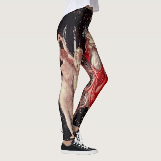 Frühling Primavera Sandro Botticelli Renaissance Leggings (Rechts)