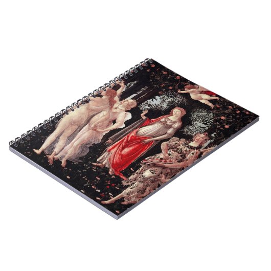 Frühling Primavera Sandro Botticelli Renaissance Notizblock (Linke Seite)