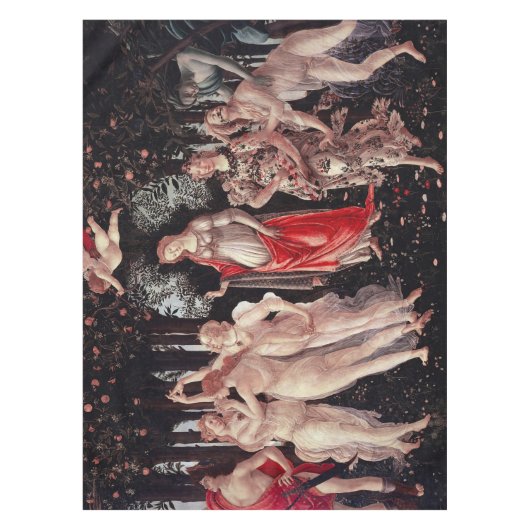 Frühling Primavera Sandro Botticelli Renaissance Tischdecke (Vorderseite)