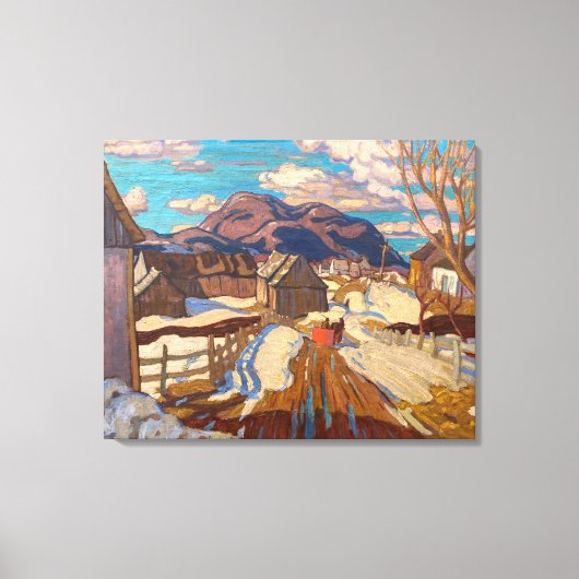 Frühling, Quebec | A. Y. Jackson | Leinwanddruck (Vorderseite)