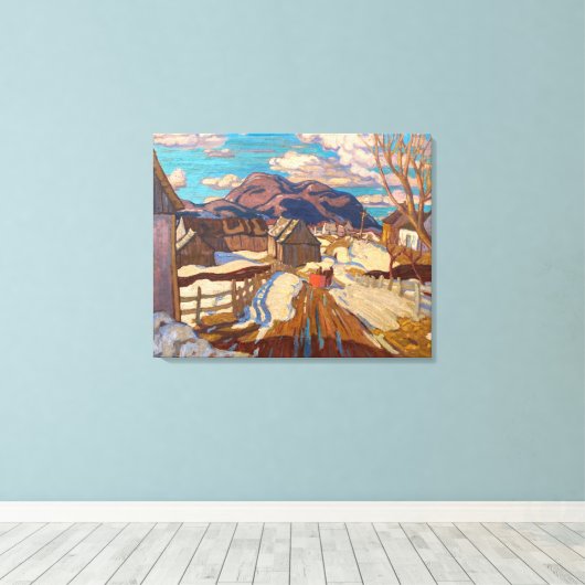 Frühling, Quebec | A. Y. Jackson | Leinwanddruck (Insitu (Holzboden))
