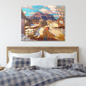 Frühling, Quebec | A. Y. Jackson | Leinwanddruck (Insitu (Schlafzimmer))