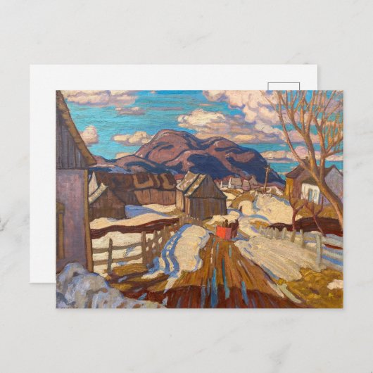 Frühling, Quebec | A. Y. Jackson | Postkarte (Vorne/Hinten)