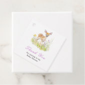 Frühling Reh Baby Shower Geschenkanhänger (Beispiel)