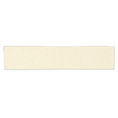 Frühling Retro Gingham | Buttercreme Kurzer Tischläufer (Horizontal)