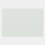Frühling Retro Gingham | Gedämpftes Salbei Geschenkpapier Set (Vorderseite 3)