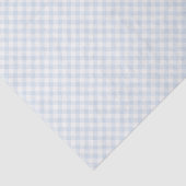 Frühling Retro Gingham | Puderblau Seidenpapier (Detail)