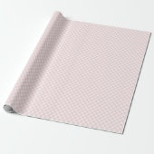 Frühling Retro Gingham | Soft Blush Geschenkpapier (Ungerollt)