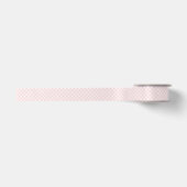 Frühling Retro Gingham | Soft Blush Satinband (Vorderseite)