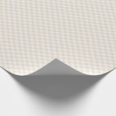 Frühling Retro Gingham | Weicher Leinen Geschenkpapier (Ecke)