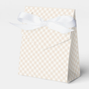 Frühling Retro Gingham Weicher Leinen Geschenkschachtel